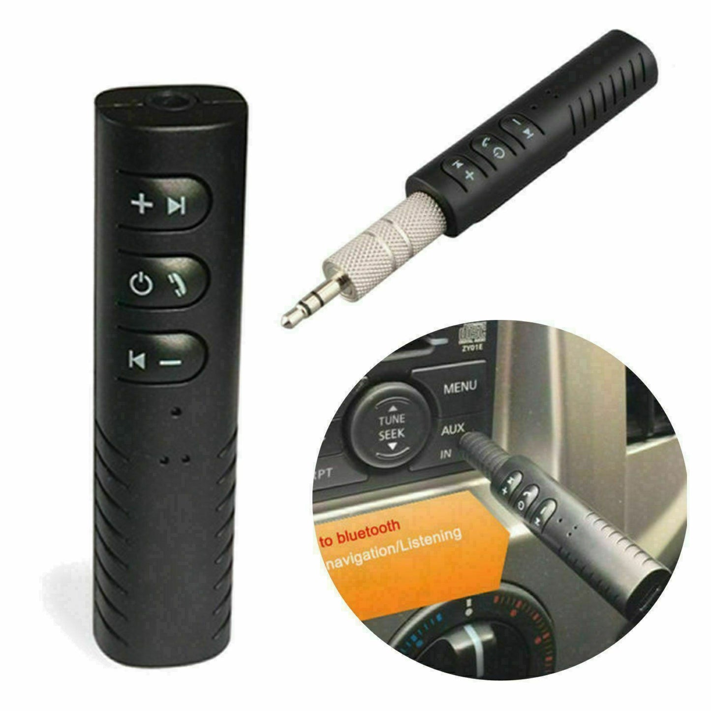 Wireless Bluetooth Receiver 3.5Mm AUX Audio Stereo Music Hands Free Car BT#153