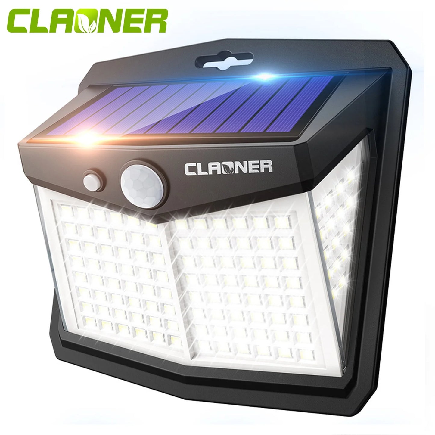 Solar Motion Lights Outdoor Waterproof, 270° Security Wall Lights 3 Lighting Modes Motion Sensor Outdoor Lights